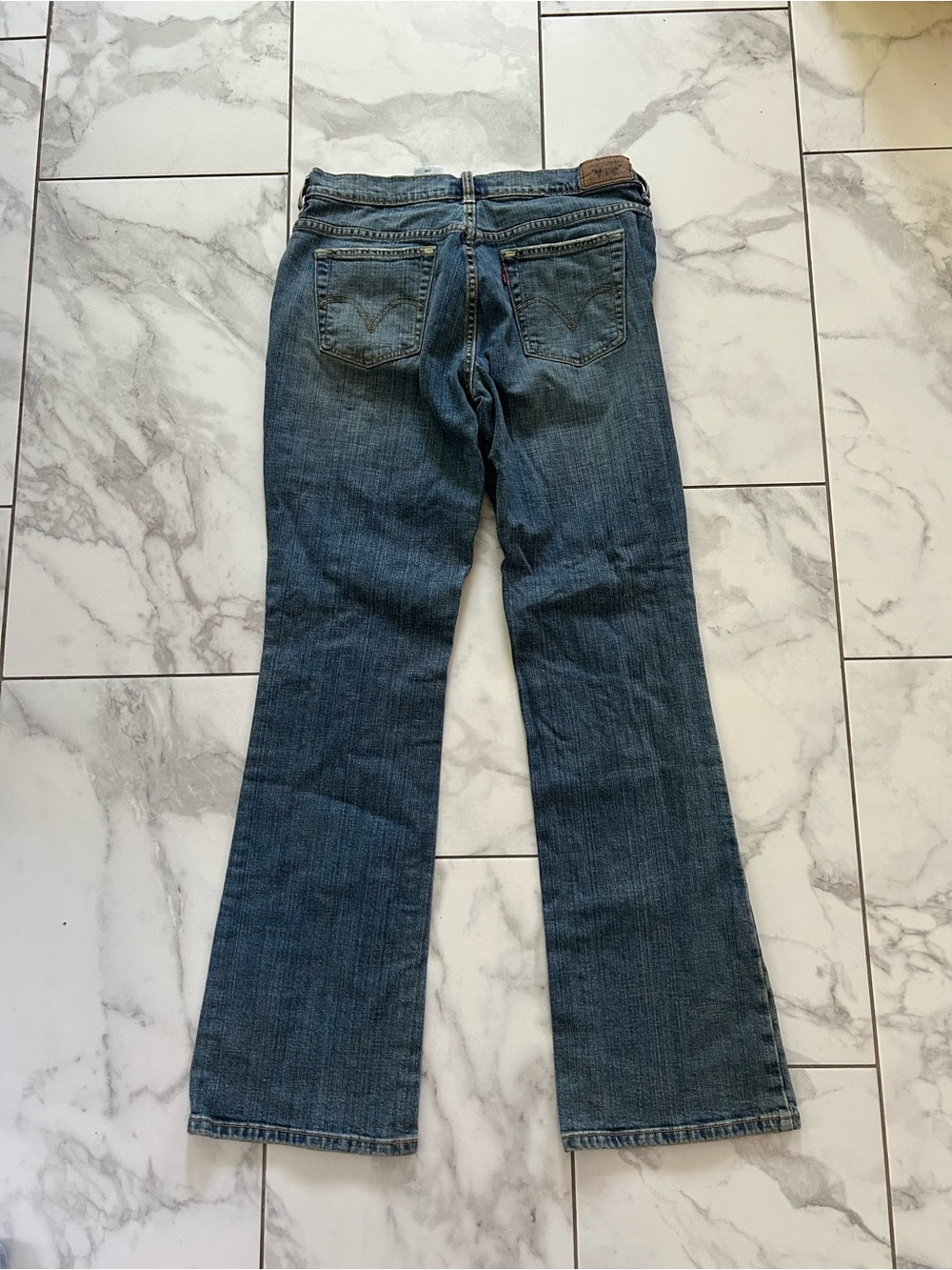 y2k Levi’s 515 Bootcut Vintage Washed Blue Denim Jeans